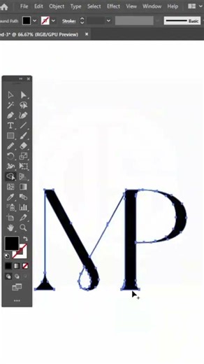 Adobe Photoshop Tutorial | Brand and Logo Designing | Brand Name: MP