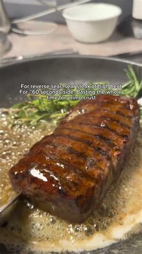 Moose backstrap steak crostinis with bone marrow cowboy butter. Recipe on insta #steak #meateater