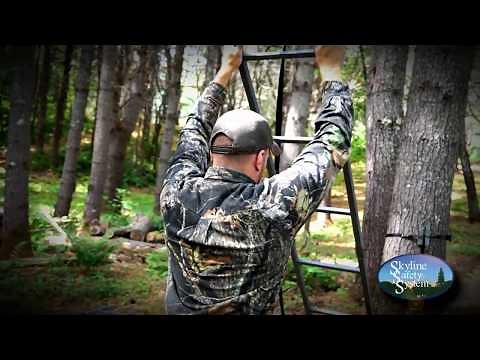 The Ladder stand buddy (skyline safety system)