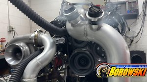 Jeff's single 76mm turbo 427ci LS put down 1,190 hp on the dyno running ethanol. This hydraulic roller beast will soon be heading to RHR Customs in Tomball Texas for install. Check out the video for details. Bullseye Power Turbochargers, Dart Machinery Callies Performance Products Diamond Pistons COMP Cams | Borowski Race Engines