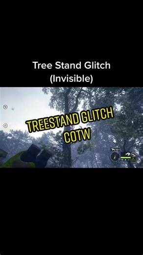 Treestand glitch cotw! Lower hunting pressure & invisible to all animals! #callofthewild #cotw #glitch #treestand #hunting