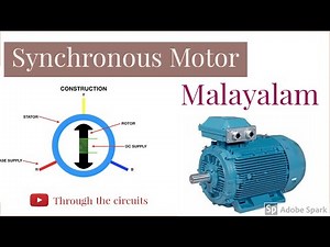 Synchronous Motor | Basic Working principle explained in malayalam | Through the circuits