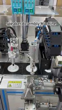 Automatic Loudspeaker Assembly Line in Action | Smart Factory Audio Manufacturing #audioengineering