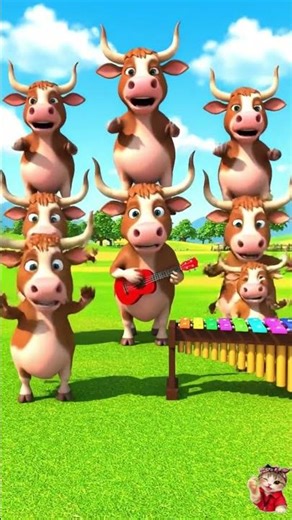 Cow Sounds Mooing 🐄 Cows Grazing in Field Relaxing Farm Animals #animalsounds #cows #cowsounds
