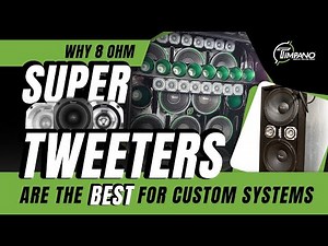 What Makes a Super Tweeter... Super? | Timpano Audio Car / PRO Audio 8 Ohm Tweeters Guide / Review