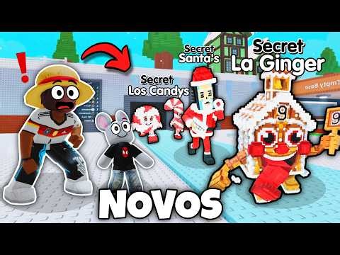 LA GINGER SEKOLAH, LOS CANDYS e NOVOS BRAINROTS na ATUALIZAÇÃO DO ROUBE O BRAINROT!