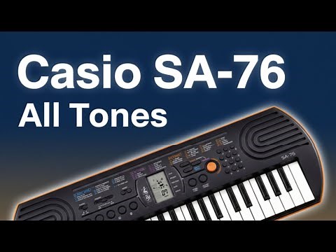 Casio SA 76 all tones || Casio sa 76 all voices demo #casiokeyboard