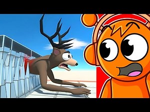 DEER MONSTER vs FALLING SPIKES!!!
