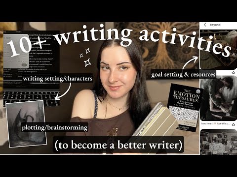 10+ writing activities to become a better writer ✍🏻// fun ways to improve your craft 🎧