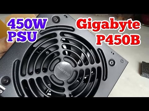 GIGABYTE GP-P450B 80 Plus Bronze Power Supply 450W ⚡ Review #Gigabyte #PSU SMPS for PC | Som Tips