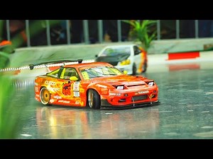 RC DRIFT CAR RACE MODELS IN DETAIL AND MOTION! SCALE 1:10 DRIFT CARS