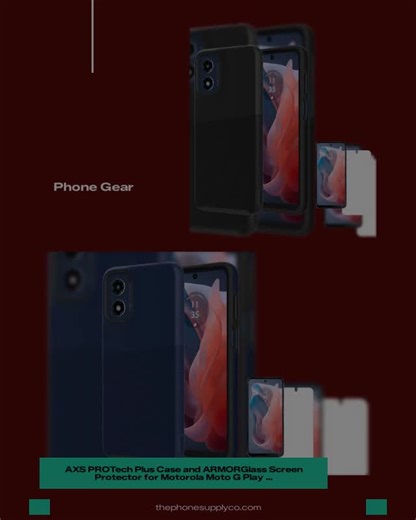 The Phone Supply Co on Instagram: "Elevate your Motorola Moto G Play (2024) with the AXS PROTech Plus Case and ARMORGlass Screen Protector by Axessorize, designed for optimal protection without compromising style. Its impact-resistance ensures your device stays safe from everyday bumps. Explore at thephonesupplyco.com #MotorolaAccessories #PhoneProtection #AXSProTech #ARMORGlass #TechEssentials #MotoGPlay #SmartphoneCase #EverydayProtection https://www.thephonesupplyco.com/products/axs-protech-p