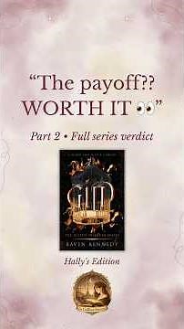 2)“I finished the entire Plated Prisoner series… and I get it now 👀 #booktube #booktok #fantasy