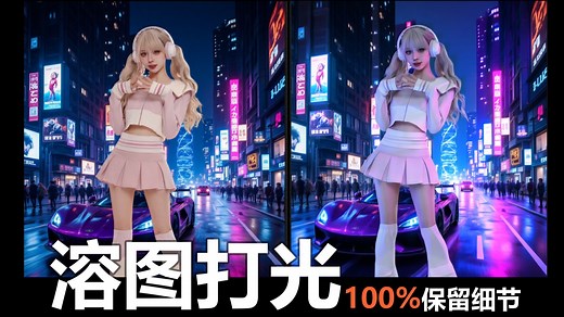 救命！终于有人把溶图讲透了！LBM Relight 双杀组合，细节无损   光影炸裂全攻略！