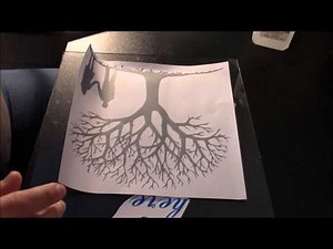 cricut - floating picture frame tutorial video