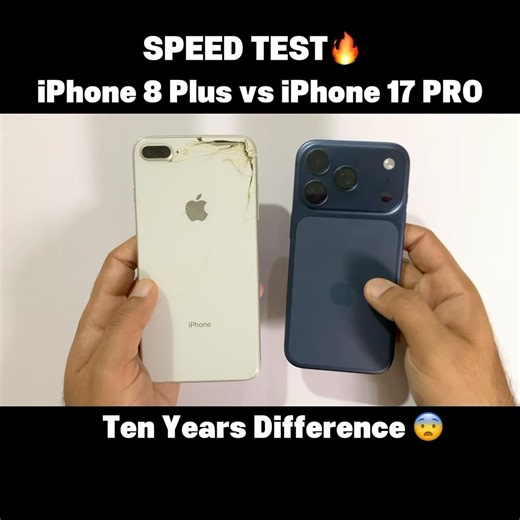 iPhone 8 Plus vs iPhone 17 PRO - Speed TEST