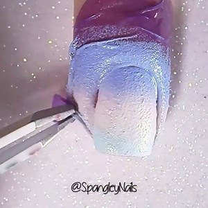 182K views · 1K reactions | Tutorial for my Matte Gradient Nails The purple nail protector is by Mitty! Go check her out and show her some love! These things rock! https://www.facebook.com/mittynailart https://www.facebook.com/mittynailart https://www.facebook.com/mittynailart Music is Coldplay - Adventure Of A Lifetime | Spangley Nails | Facebook