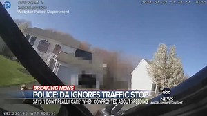 Watch a New York State District Attorney say “I don’t really care” when police confront her about speeding. As Reena Roy reports, an officer tried to pull her over, but she ignored him and drove home instead. https://trib.al/6cEU2Xf | ABC World News Tonight with David Muir