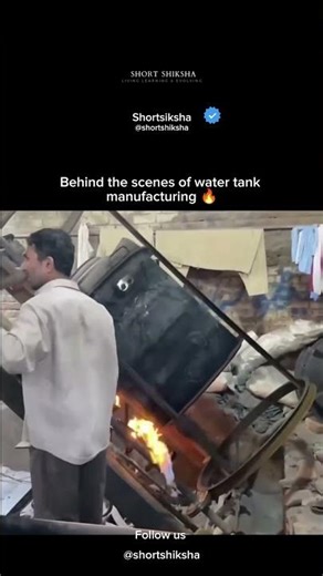 How Water Tanks Are Made | Rotational Moulding Process Explained #shorts