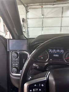 2020-2024 GMT T1XX Edge CTS2 & CTS3 Monitor Tuner Mount Chevy Silverado GMC Sierra 1500, 2500, 3500 Black or Brown Interior Options! - Etsy