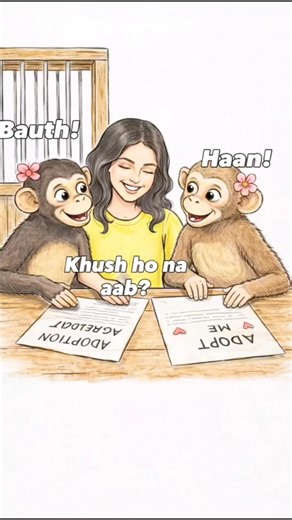 adopted monkeys(brothers)😂#minivlog #fun#friends#explore #love #youtubeshorts#music #world#fyp#more