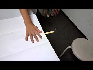 大気圧の実験 わりばしを割る