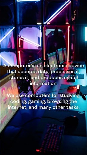 🖥️ What is a Computer?