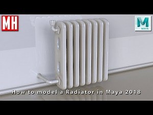 How to model a vintage RADIATOR for your 3D ENVIRONMENT scene