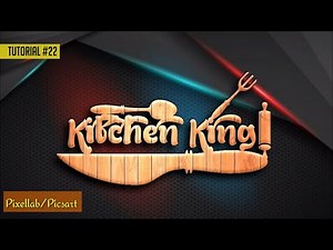 Cooking Channel Logo Tutorial | Pixellab | Picsart 👌