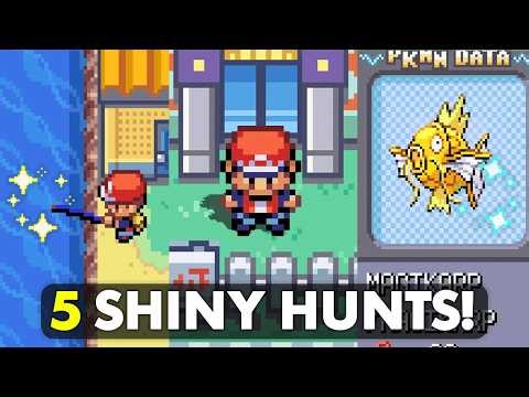 5 SHINY HUNTING METHOD HUNTS in Pokémon FireRed & LeafGreen You Need To Know