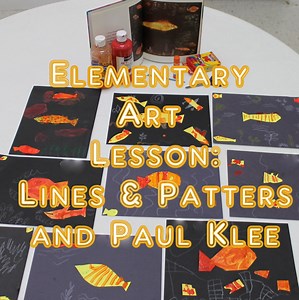 How to Teach Lines and Patterns with Paul Klee: An Art Lesson for Early Elementary