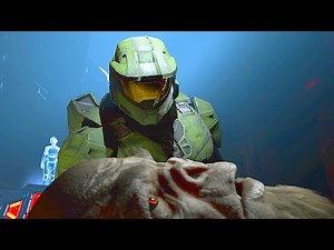 Master Chief Shows Compassion To His Enemy Escharum Scene - Halo Infinite