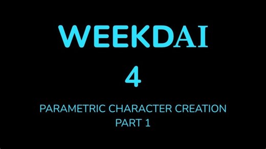 WEEKDAI 4 — Parametric Character Creation in ComfyUI (Part 1) | TOMLIN STUDIO
