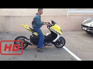 【海外バイク】 ヤマハ TMAXターボの加速が凄い 【スクーター最速か？】 2017