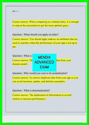#learnexams MENDIX ADVANCED EXAM video
