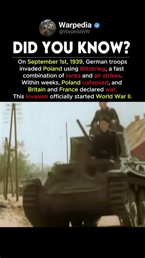 The Invasion That Started World War II #shorts