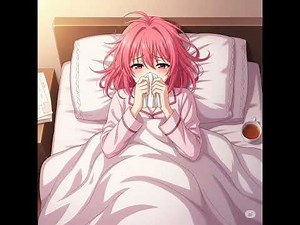 Sick with sneezy cold (nose blowing & coughing)