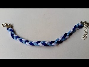 DIY : Bracelet Brésilien TRESSE. Facile.