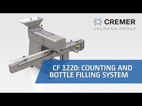 Cremer - CF 1220 Counting and bottle filling system