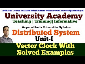 DS6: Distributed System | Vector Clock | Vector Clock Solved Example in Hindi