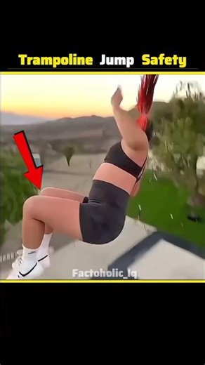 Trampoline Jump Safety tips #amazingfacts