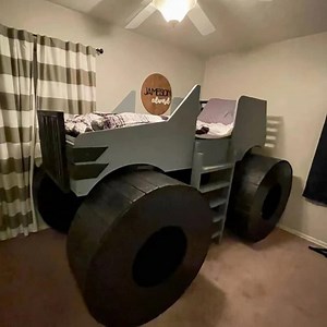 Monster Truck Bed Frame DIY Plans: CNC Cut Files (PDF) - Etsy