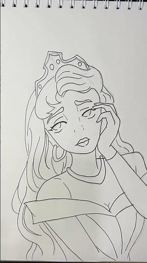 Princess Aurora from Sleeping Beauty #art #drawing #coloring