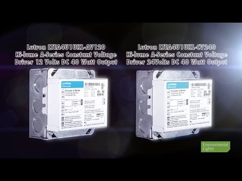 How to Use the Lutron Series A Dimming Power Supply