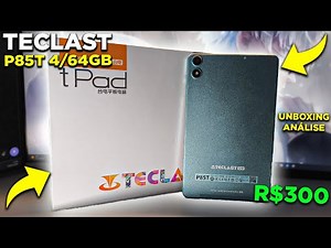 TABLET TECLAST P85T BARATO com MELHOR CUSTO-BENEFÍCIO! UNBOXING + REVIEW / TESTE