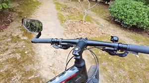 Homieway Bar End Bike Mirrors, HD Glass E-bike Rearview Mirror for Handlebar, Scratch Resistant and Fall Resistant, Left