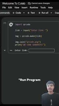 Generate QR Code Using Python #engineeringlife #coding #programming #cod