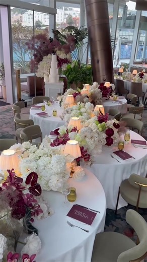 Stunning Elegant Event Setup with White Hydrangeas and Orchids