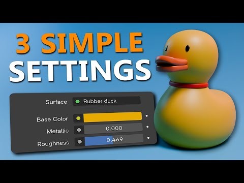 BLENDER Materials for Beginners: 3 Settings You Must Understand