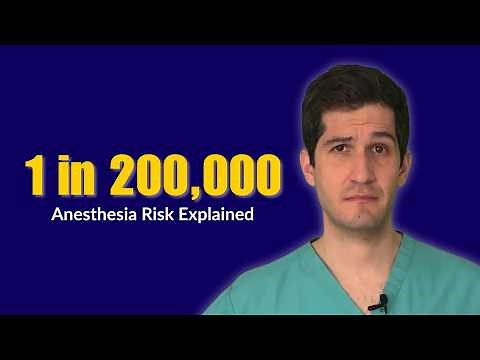 What are the odds of not waking up from anesthesia? An anesthesiologist explains